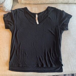 lululemon Black Short Sleeve Tee